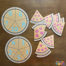 Load image into Gallery viewer, Busy Bags Activities, Colors Match, Count and Match, Shapes Match, Pizza Counting