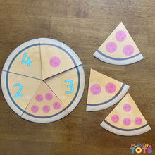 Load image into Gallery viewer, Busy Bags Activities, Colors Match, Count and Match, Shapes Match, Pizza Counting