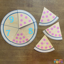 Load image into Gallery viewer, Busy Bags Activities, Colors Match, Count and Match, Shapes Match, Pizza Counting