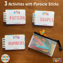 Load image into Gallery viewer, Toddler Busy Bags, Grab and Go Travel Zip Bags