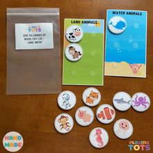 Load image into Gallery viewer, Toddler Busy Bags, Grab and Go Travel Zip Bags