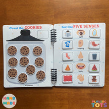 Load image into Gallery viewer, Toddler Busy Book, Learning Binder, Fun Quiet Book, Toddler Activity Book