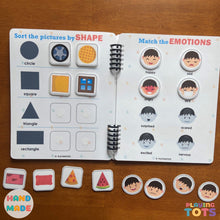 Load image into Gallery viewer, Toddler Busy Book, Learning Binder, Fun Quiet Book, Toddler Activity Book