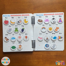 Load image into Gallery viewer, Toddler Busy Book, Learning Binder, Fun Quiet Book, Toddler Activity Book