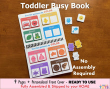 Load image into Gallery viewer, Colors busy book for toddlers