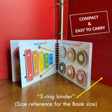 Load image into Gallery viewer, Toddler Mini Busy Book VOL9, Learning Binder