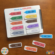 Load image into Gallery viewer, Toddler's First Busy Book, Learning Binder, Fun Quiet Book, Toddler Activity Book