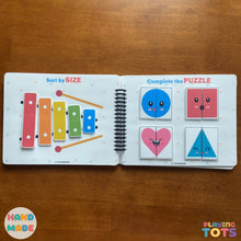 Load image into Gallery viewer, Toddler Busy Book, Learning Binder, Fun Quiet Book, Toddler Activity Book