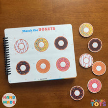 Load image into Gallery viewer, Toddler's First Busy Book, Learning Binder, Fun Quiet Book, Toddler Activity Book