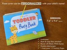 Load image into Gallery viewer, Custom personalized busy book
