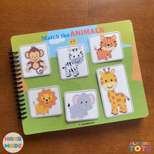 Load image into Gallery viewer, Toddler's First Busy Book, Learning Binder, Fun Quiet Book, Toddler Activity Book