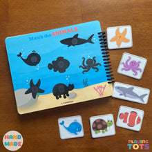 Load image into Gallery viewer, Toddler's First Busy Book, Learning Binder, Fun Quiet Book, Toddler Activity Book