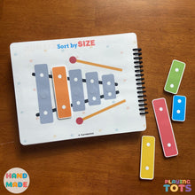 Load image into Gallery viewer, Toddler Busy Book, Learning Binder, Fun Quiet Book, Toddler Activity Book