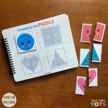 Load image into Gallery viewer, Toddler Busy Book, Learning Binder, Fun Quiet Book, Toddler Activity Book