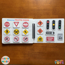 Load image into Gallery viewer, Toddler Busy Book, Learning Binder, Fun Quiet Book, Vehicles Busy Book, Preschool Busy book