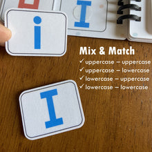 Load image into Gallery viewer, Toddler Mini Busy Book VOL10, Learning Binder, Alphabet Matching