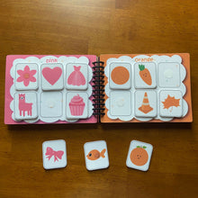 Load image into Gallery viewer, Toddler Mini Busy Book VOL4, Learning Binder, Quiet Book, Colors Sorting