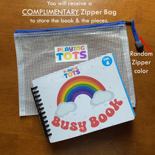 Load image into Gallery viewer, Toddler Mini Busy Book VOL4, Learning Binder, Quiet Book, Colors Sorting
