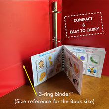 Load image into Gallery viewer, Toddler Mini Busy Book VOL1, Learning Binder, Quiet Book