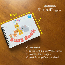 Load image into Gallery viewer, Toddler Mini Busy Book VOL1, Learning Binder, Quiet Book
