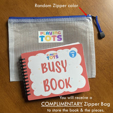 Load image into Gallery viewer, Toddler Mini Busy Book VOL2, Learning Binder, Fun Quiet Book