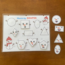 Load image into Gallery viewer, Snowman Winter Toddler Busy Book Activity Pages