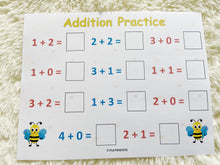 Load image into Gallery viewer, Addition and Subtraction Worksheets, Preschool and PreK Worksheets
