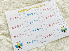 Load image into Gallery viewer, Addition and Subtraction Worksheets, Preschool and PreK Worksheets