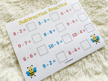 Load image into Gallery viewer, Addition and Subtraction Worksheets, Preschool and PreK Worksheets