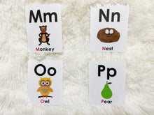 Load image into Gallery viewer, Alphabet Picture Flashcards