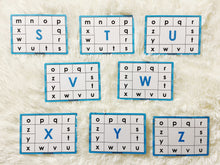 Load image into Gallery viewer, Alphabet Match and Clip Cards