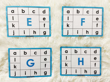 Load image into Gallery viewer, Alphabet Match and Clip Cards