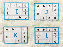 Load image into Gallery viewer, Alphabet Match and Clip Cards