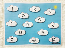Load image into Gallery viewer, Alphabet Matching Activity, Uppercase to Lowercase Match, Toddler Busy Book, Learning Binder, Quiet Book