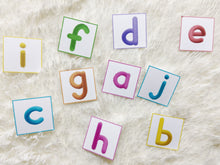 Load image into Gallery viewer, Alphabet Matching Activity, Uppercase to Lowercase Match, Toddler Busy Book, Learning Binder, Quiet Book