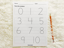 Load image into Gallery viewer, Alphabet and Numbers Worksheets