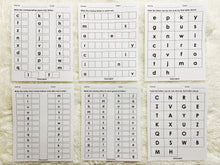 Load image into Gallery viewer, Alphabet and Numbers Worksheets
