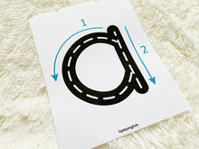 Load image into Gallery viewer, Alphabet Tracing Practice Road Mats