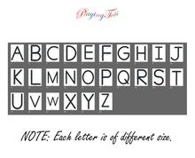 Load image into Gallery viewer, Alphabet Tracing Practice Road Mats