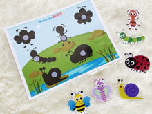 Load image into Gallery viewer, Animals Shadow/ silhouette Matching Activity, Toddler Busy Book, Learning Binder, Quiet Book