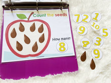 Load image into Gallery viewer, Apple Themed Fall/ Autumn Busy Book
