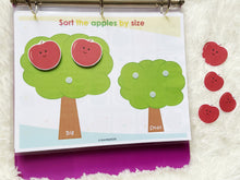 Load image into Gallery viewer, Apple Themed Fall/ Autumn Busy Book