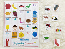 Load image into Gallery viewer, Beginning Sounds Matching Activity