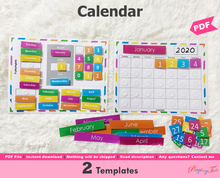 Load image into Gallery viewer, Daily and Monthly Calendar Activity