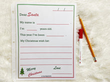 Load image into Gallery viewer, Christmas Countdown to 24, Santa Letter