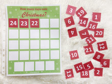 Load image into Gallery viewer, Christmas Countdown to 24, Santa Letter