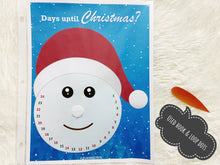 Load image into Gallery viewer, Christmas Countdown to 24, Santa Letter
