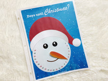 Load image into Gallery viewer, Christmas Countdown to 24, Santa Letter
