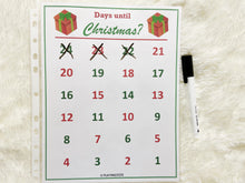 Load image into Gallery viewer, Christmas Countdown to 24, Santa Letter