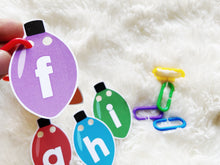 Load image into Gallery viewer, Alphabet Linking, Numbers Linking, Christmas Toddler Activities, Winter Learning Activity
